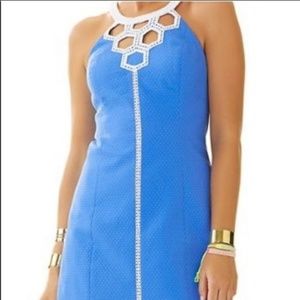 Lilly Pulitzer Bay Blue Molly Cutout Dress